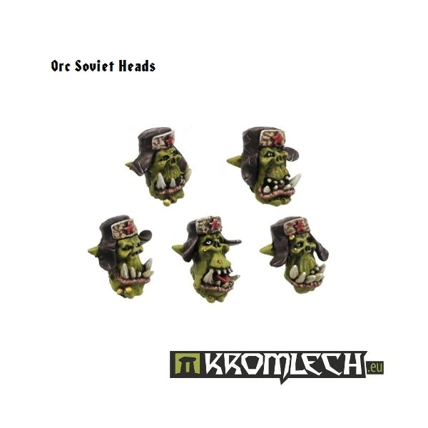 KROMLECH Orc Soviet Heads (10)