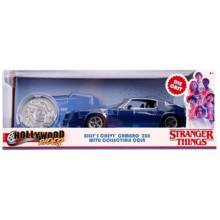 JADA 1/24 Stranger Things Coin with 1979 Chevy Camaro Z/28