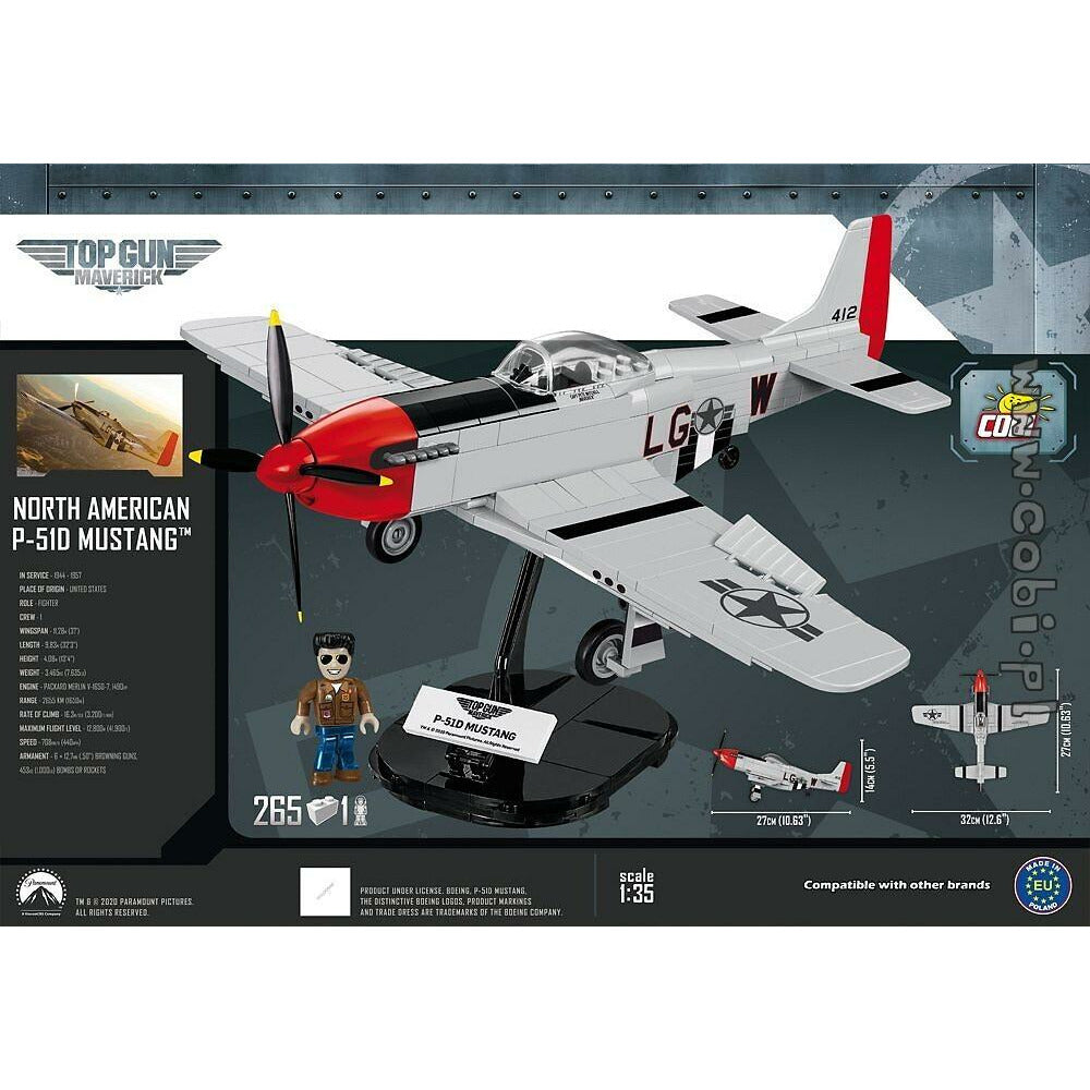 COBI Top Gun - Mustang P-51D (265 Pieces)