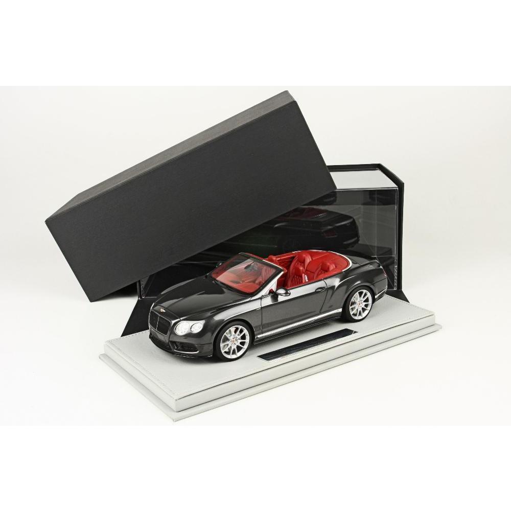 BBR 1/18 BBR 1/18 Bentley - Continental GT V8 S Convertible Dark Grey Satin