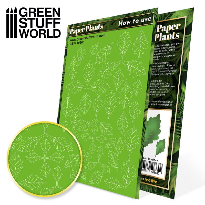 GREEN STUFF WORLD Paper Plants - Burdock