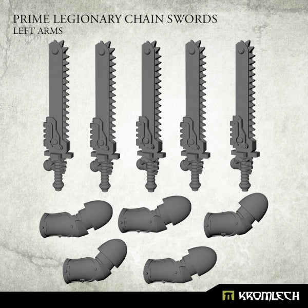 KROMLECH Prime Legionaries CCW Arms: Chain Swords [Left] (5)