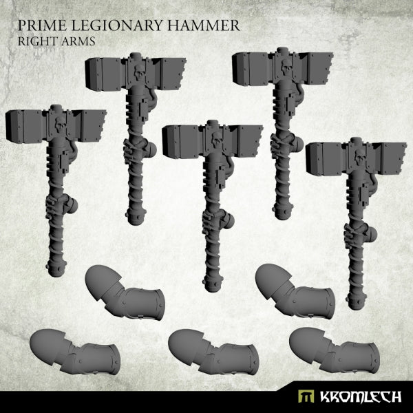 KROMLECH Prime Legionaries CCW Arms: Hammers [Right] (5)