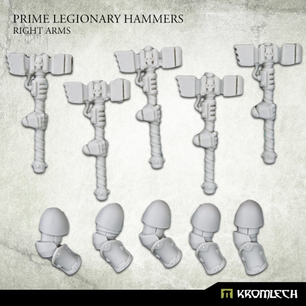 KROMLECH Prime Legionaries CCW Arms: Hammers [Right] (5)