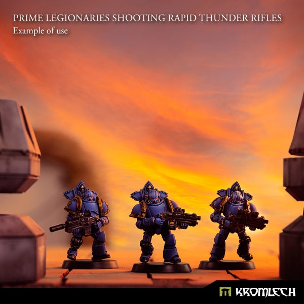 KROMLECH Prime Legionaries Shooting Rapid Thunder Rifles (5