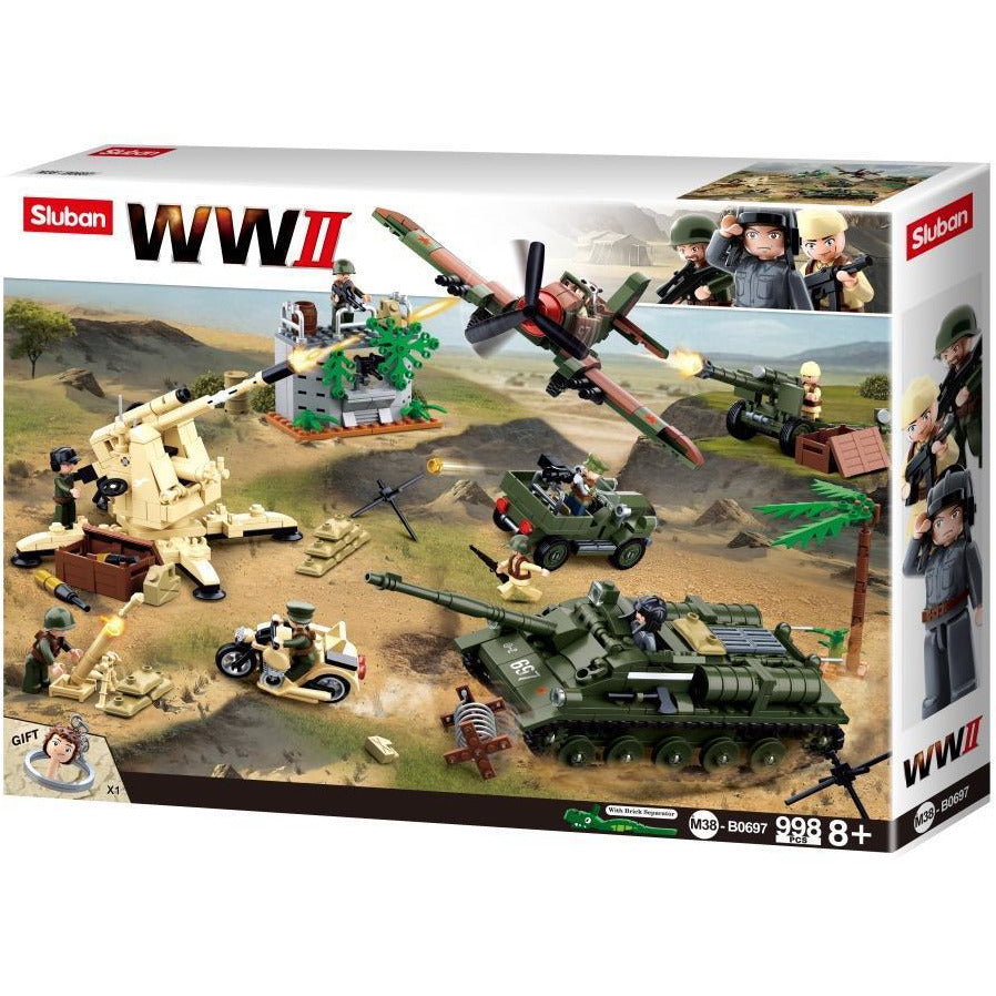 SLUBAN WWII Battle of Kursk 998pcs