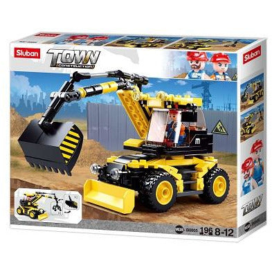 SLUBAN Town Excavator/Lifter 195pcs