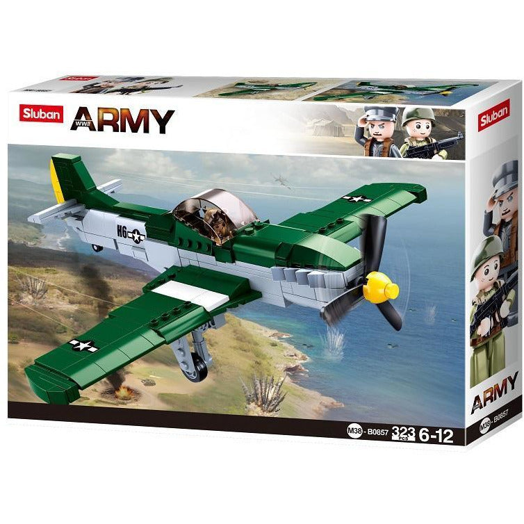 SLUBAN WWII P51D Fighter 323pcs