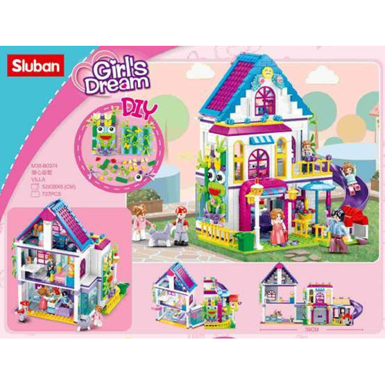 SLUBAN Girl's Dream Villa 727pcs