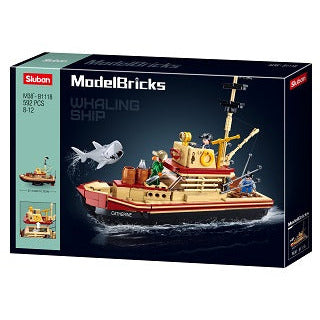 SLUBAN Model Bricks The Great Shark 592pcs