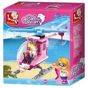 SLUBAN Girl's Dream Helicopter 78pcs