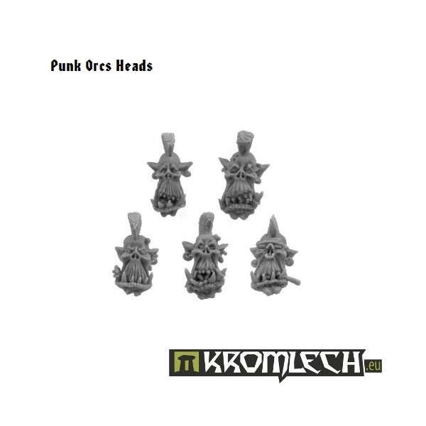 KROMLECH Punk Orcs Heads (10)