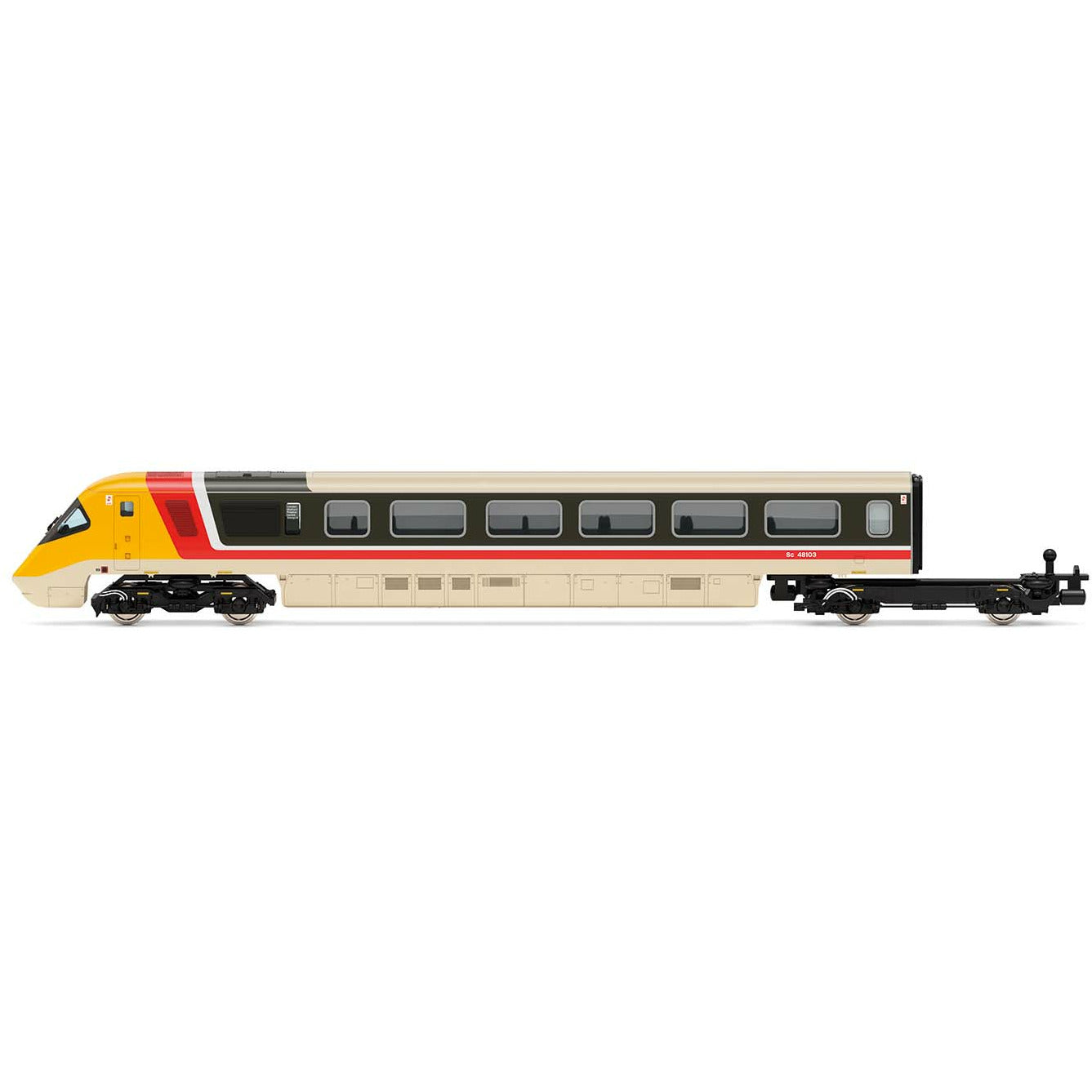 HORNBY OO BR, Class 370 Advanced Passenger Train, Sets 370001 and 370002, 7 Car Train Pack - Era 7