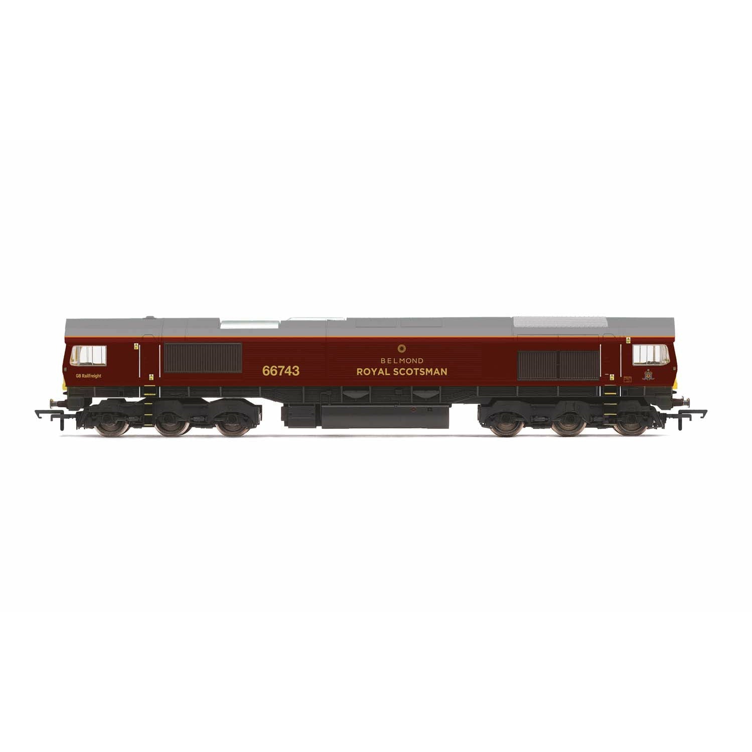 HORNBY HO/OO GBRf/Belmond Royal Scotsman Class 66 Co-Co, 66743 Era 11