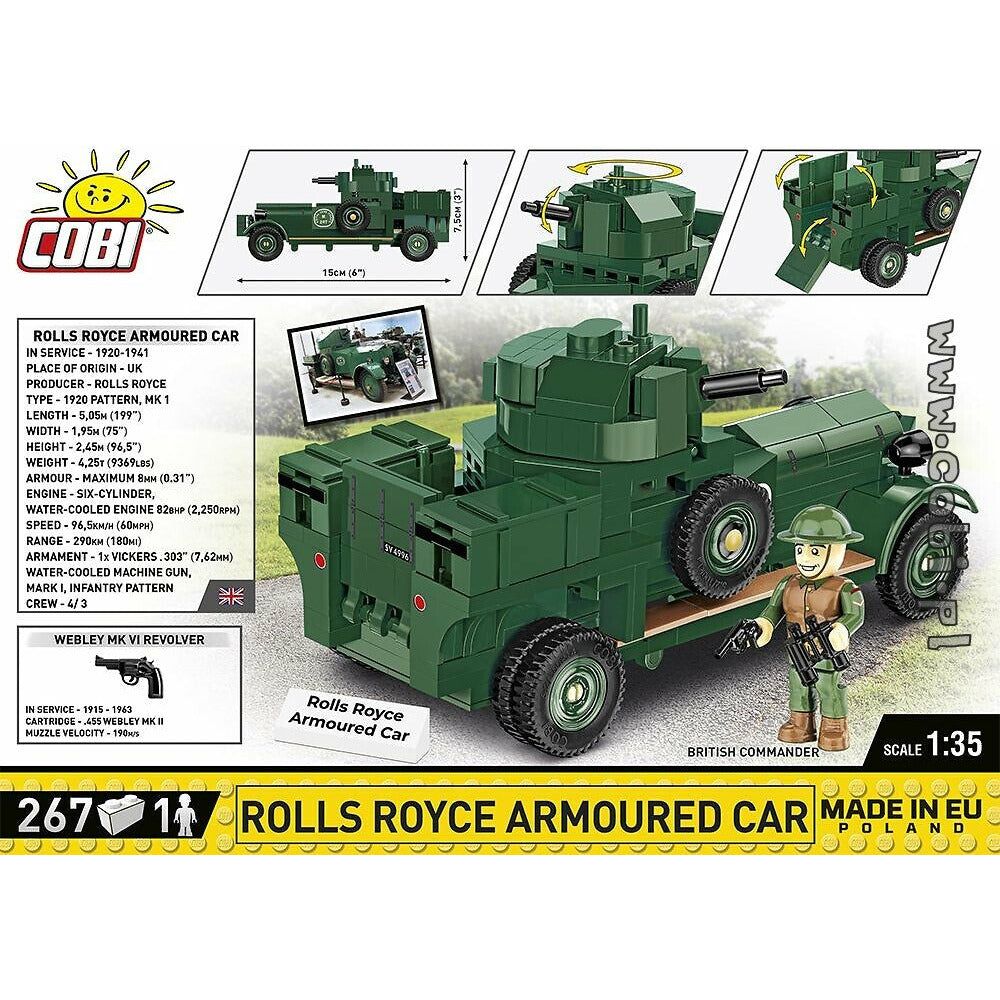 COBI Great War - Rolls Royce Armored 263 pcs