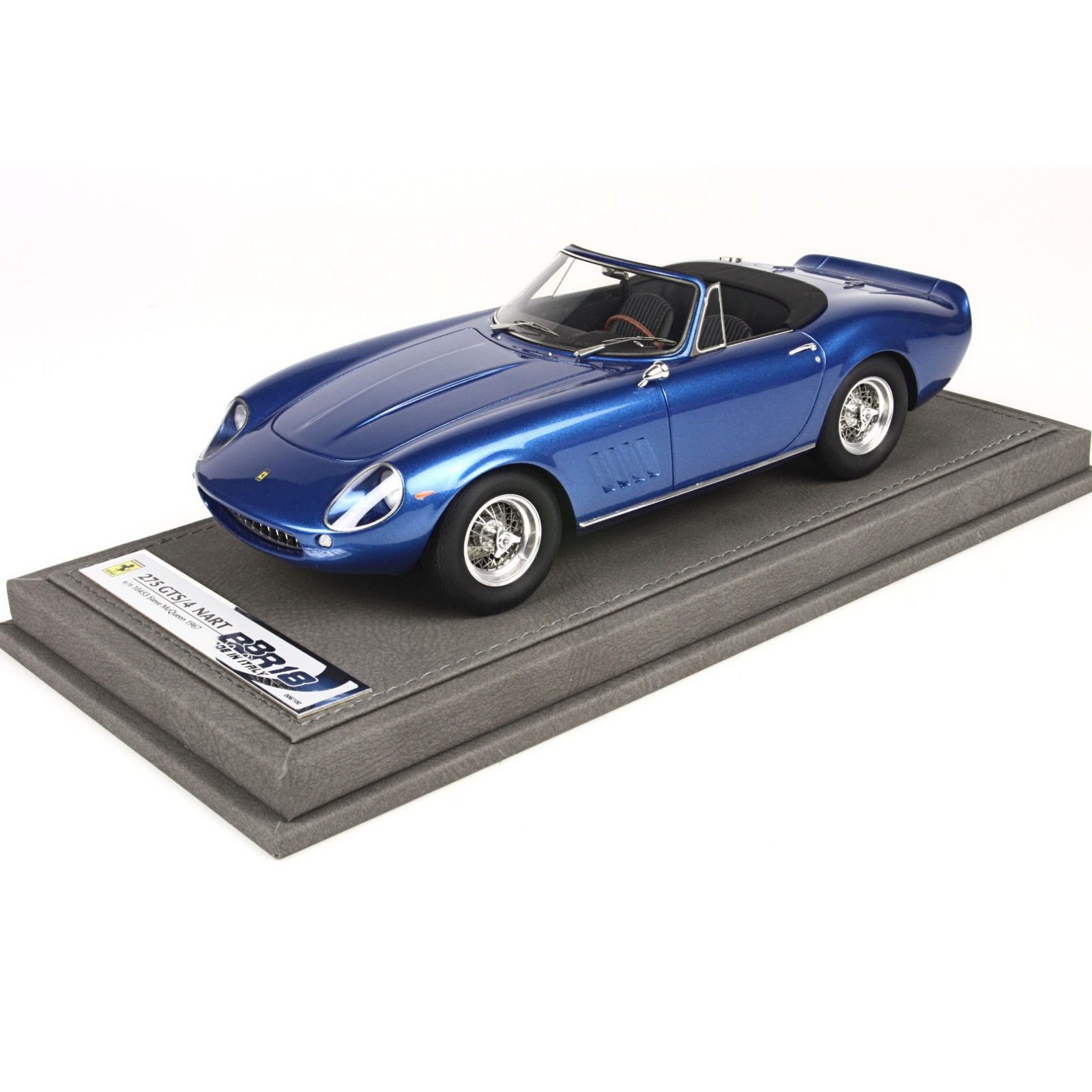 BBR 1/18 Ferrari 275 GTS/4 NART S/N 10453 Steve McQueen 1967