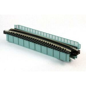 KATO N Unitrack Deck Girder Curved Bridge 481mm 15Deg Grey