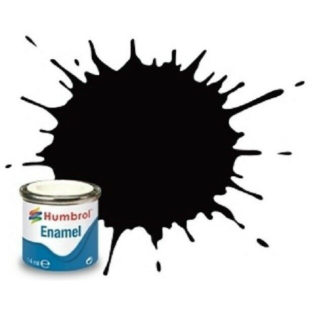 HUMBROL 85 - Coal Black Satin 14ml