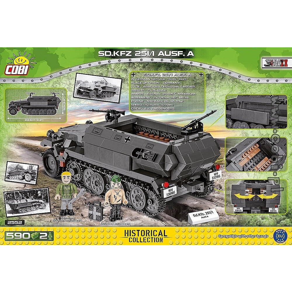 COBI World War II - Sd.Kfz. 251/1 Ausf.A  (592 Pieces)