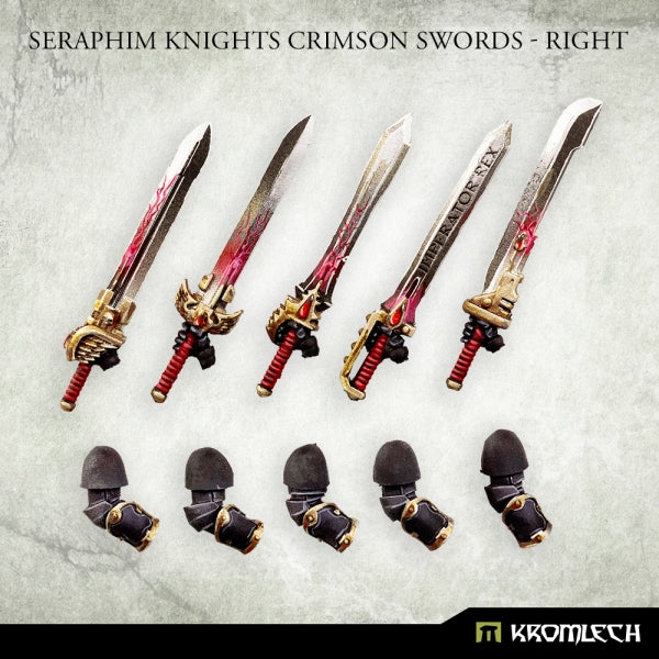 KROMLECH Seraphim Knights Crimson Swords - Right (5)