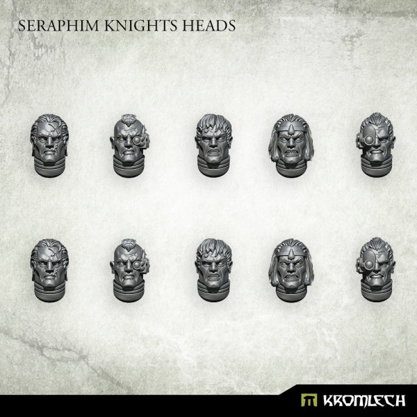 KROMLECH Seraphim Knights Heads (10)