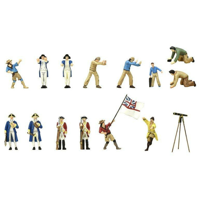 ARTESANIA LATINA Set of 14 Metal Figurines with Accessories