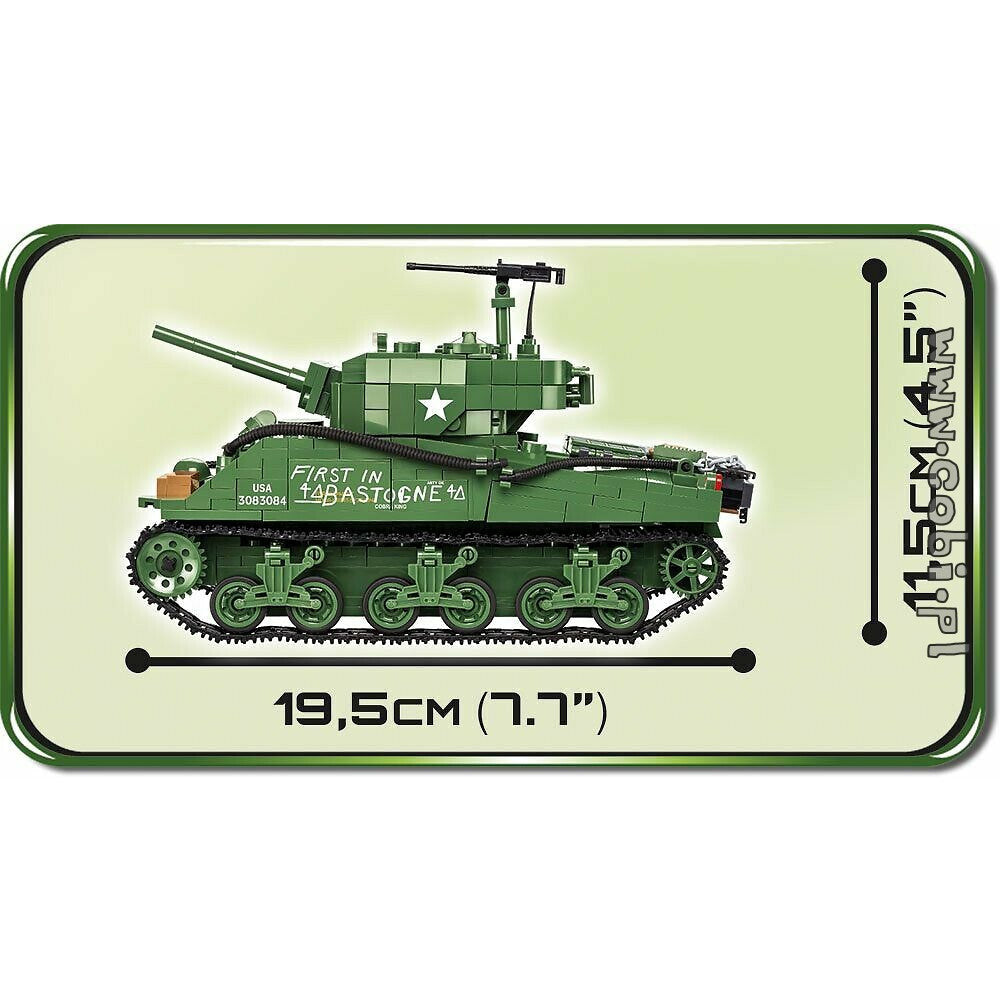 COBI World War II - Sherman M4A3E2 "Jumbo" Tank (720 Pieces