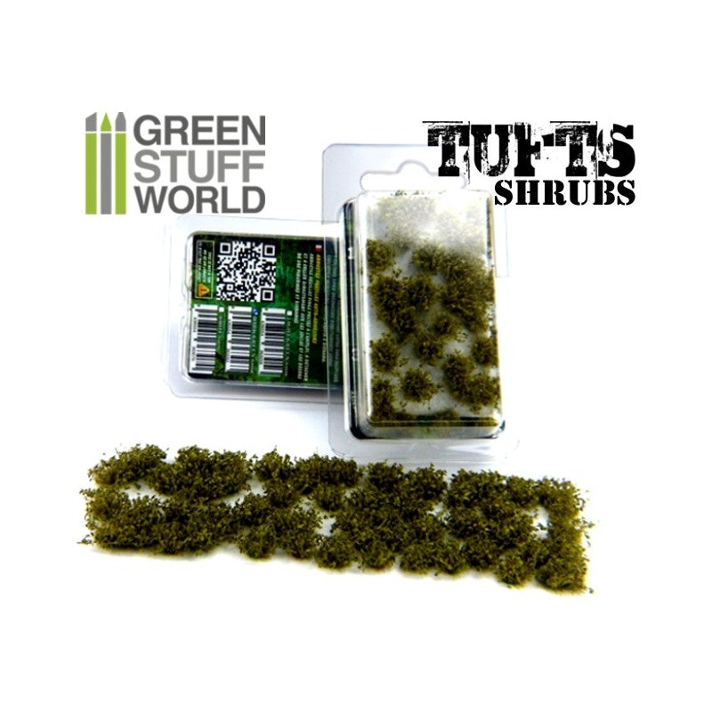 GREEN STUFF WORLD Shrub Tufts 6mm Self-Adhesive Dark Green