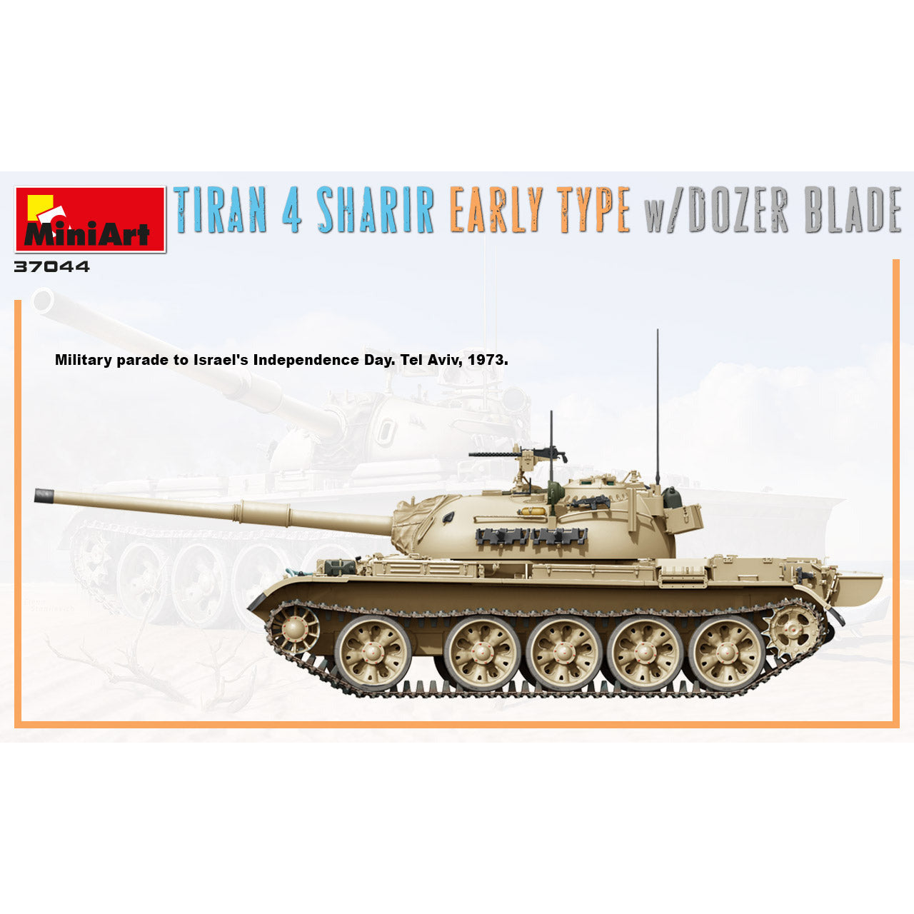 MINIART 1/35 Tiran 4 Sharir Early Type with Dozer Blade