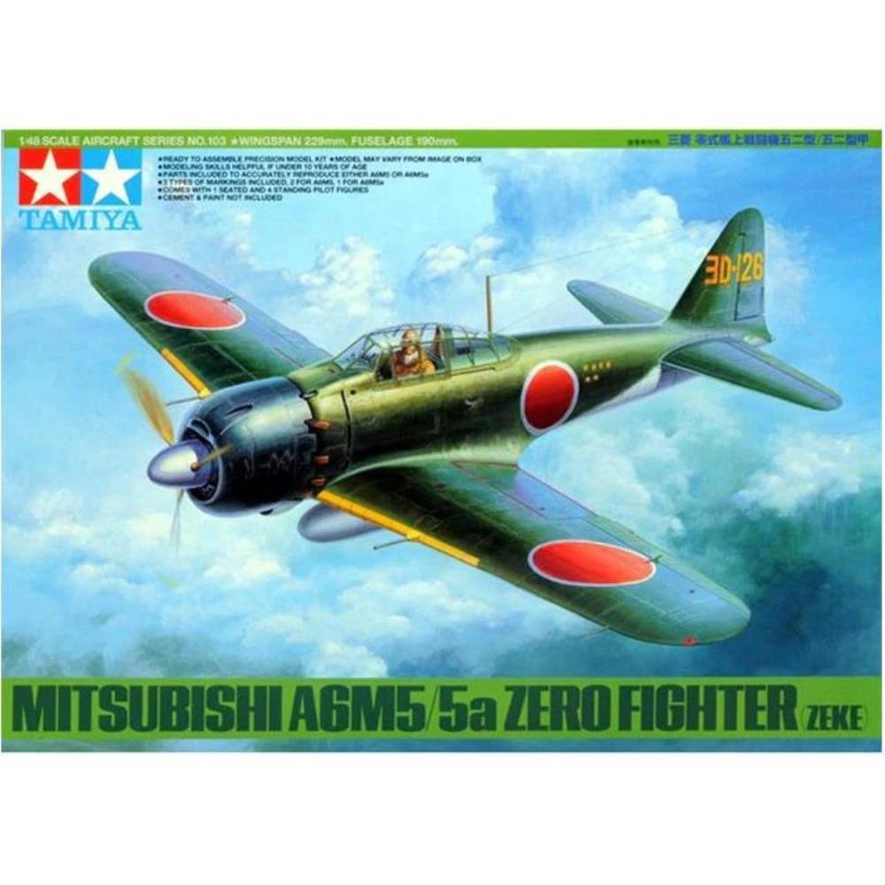 TAMIYA 1/48 Mitsubishi A6M5/5a Zero Fighter Zeke