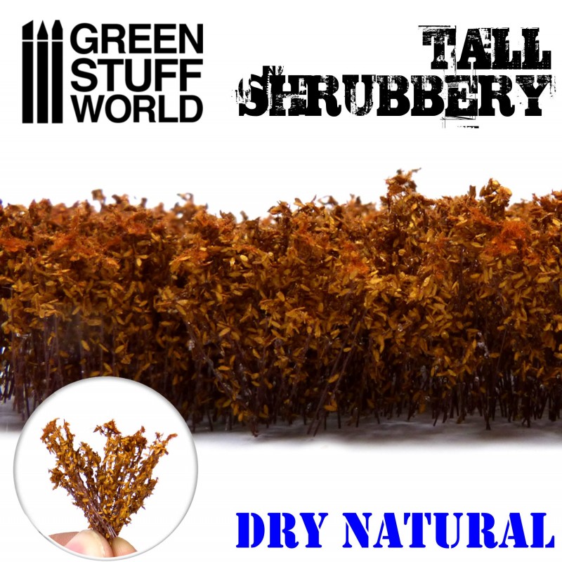 GREEN STUFF WORLD Tall Shrubbery - Dry Natural