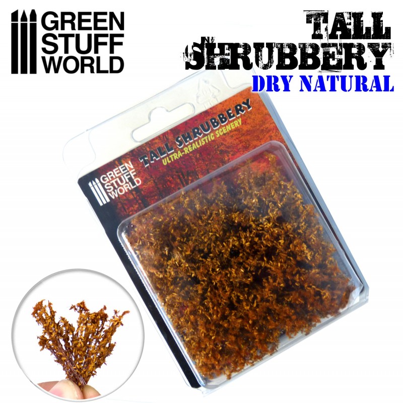 GREEN STUFF WORLD Tall Shrubbery - Dry Natural