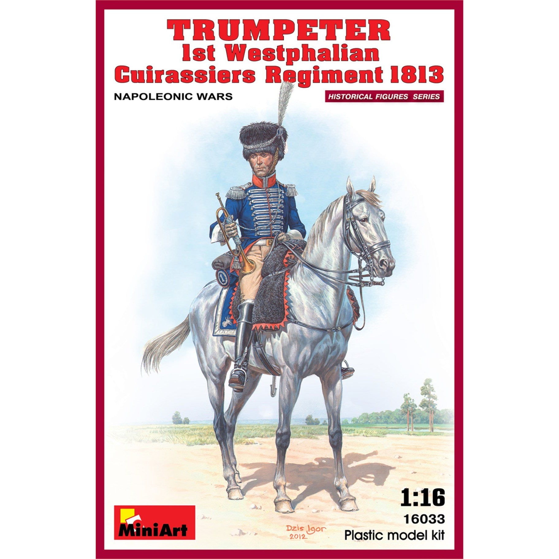 MINIART 1/16 Trumpeter. 1st Westphalian Cuirassiers Regiment 1813