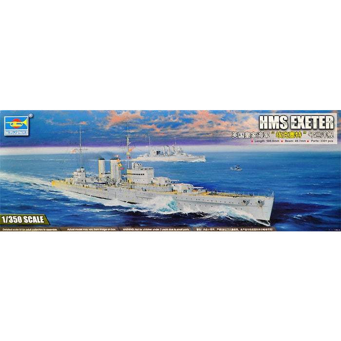 TRUMPETER 1/350 HMS Exeter British Heavy Cruiser