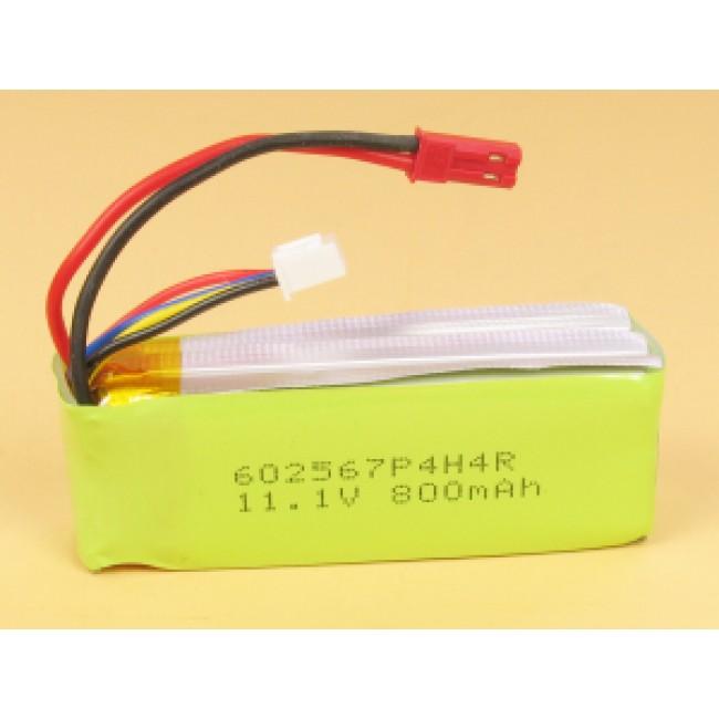 CHINOOK LiPo 11.1V 3S 800mAh Also Fit PO