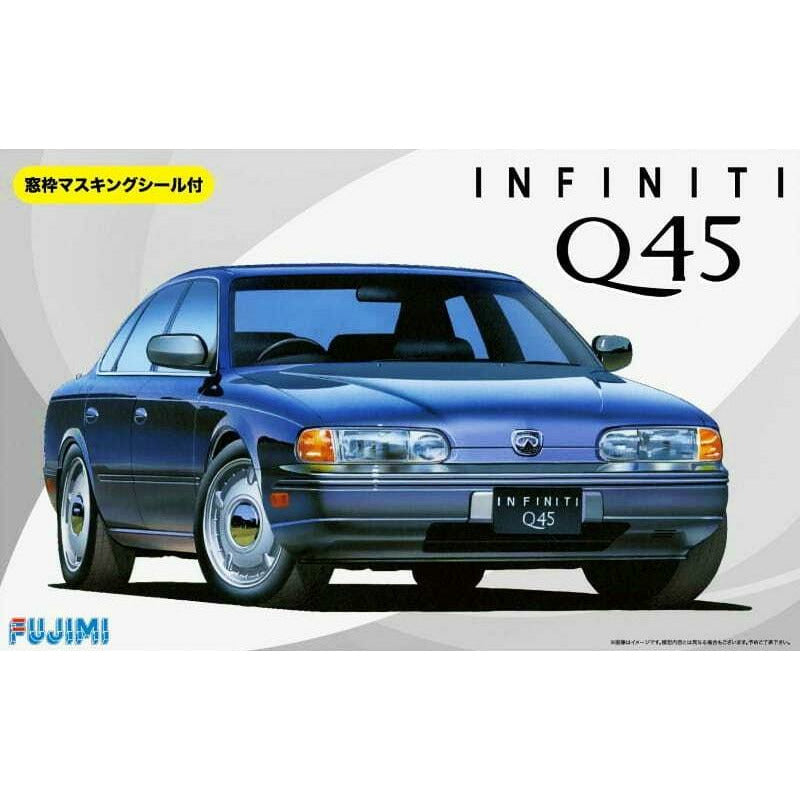 FUJIMI 1/24 Infiniti Q45 with Window Frame Masking Sticker