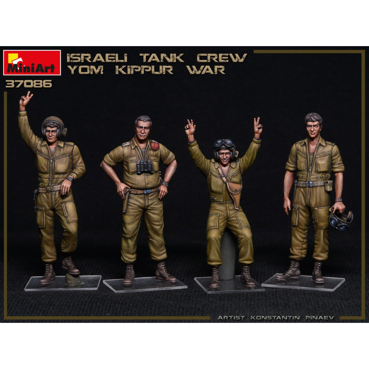 MINIART 1/35 Israeli Tank Crew.  Yom Kippur War