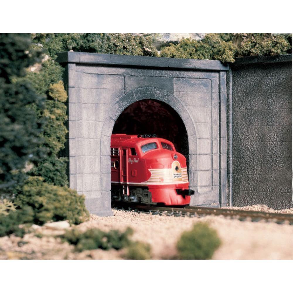 WOODLAND SCENICS N Scale Tunnel Port Concrete Single 2ea