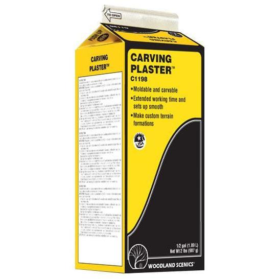 WOODLAND SCENICS Carving Plaster 1/2 Gal